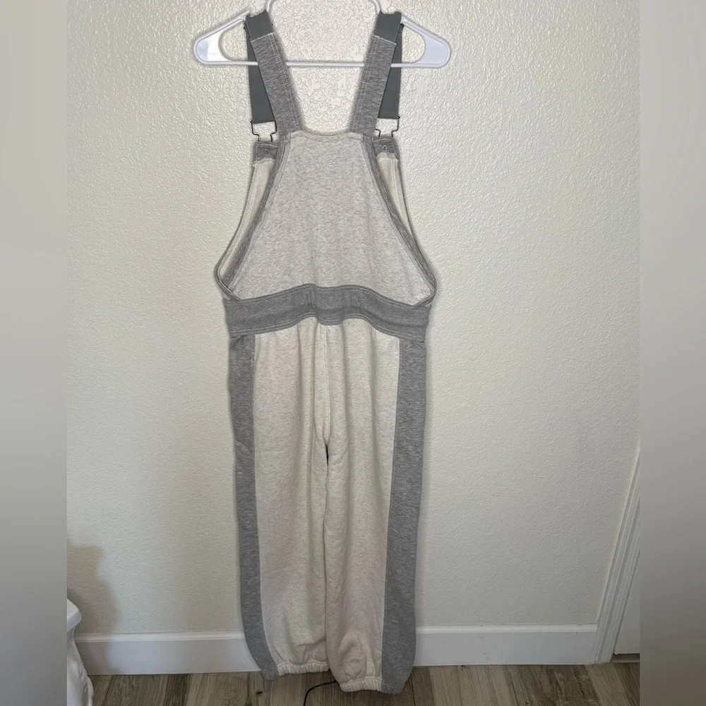 NWT FP Movement Making It Overalls Grey Two Toned Woman’s Small - Picture 6 of 7